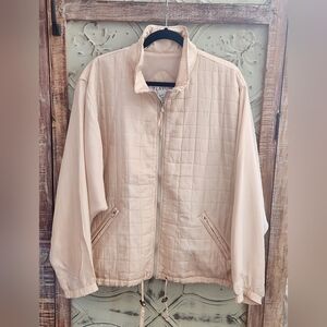 Vintage Quilted Silk Windbreaker Jacket by Lavon | EUC | Large